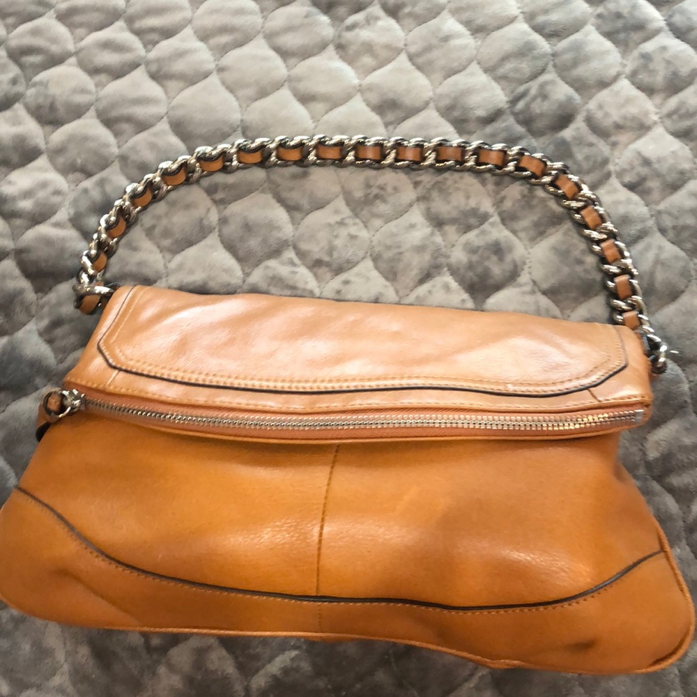 Brown shoulder bag